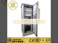 Secure Outdoor Telecom Cabinets Anti Theft Waterproof